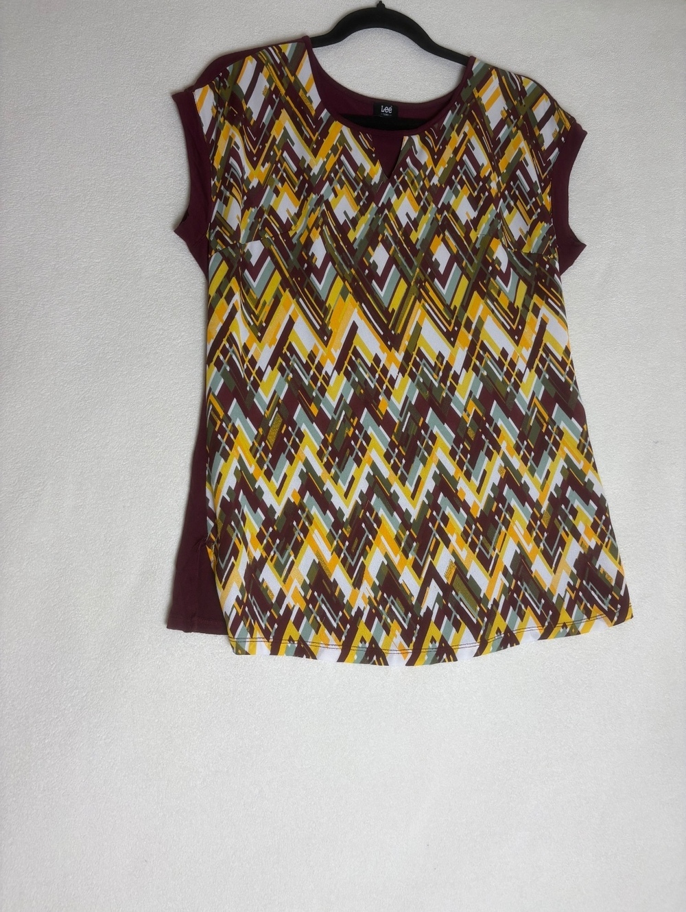 Lee Women's Short Sleeve Dual-Layer Top Size Small